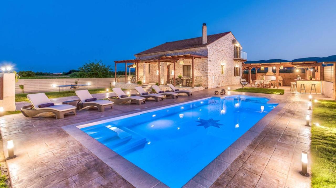 Zante Poolside Paradise - La Vite Stone Villa Kalipádo Kültér fotó