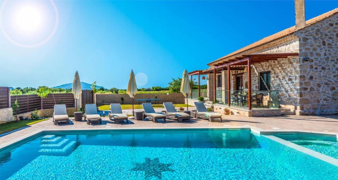 Zante Poolside Paradise - La Vite Stone Villa Kalipádo Kültér fotó