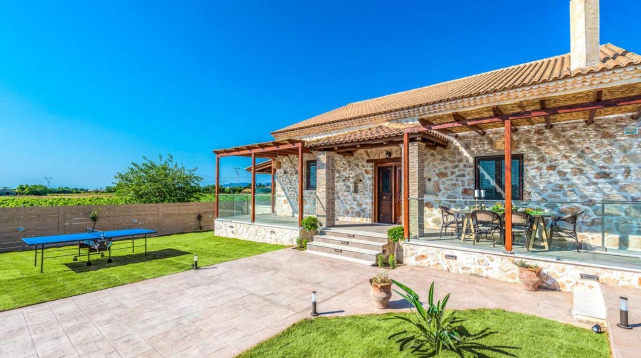 Zante Poolside Paradise - La Vite Stone Villa Kalipádo Kültér fotó