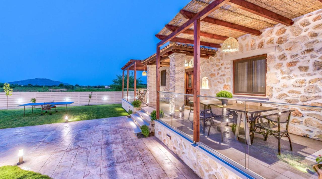 Zante Poolside Paradise - La Vite Stone Villa Kalipádo Kültér fotó