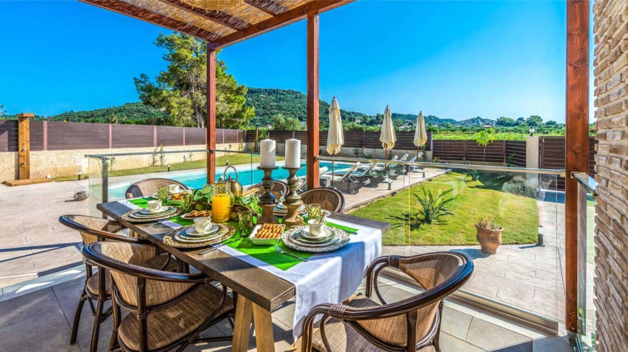 Zante Poolside Paradise - La Vite Stone Villa Kalipádo Kültér fotó