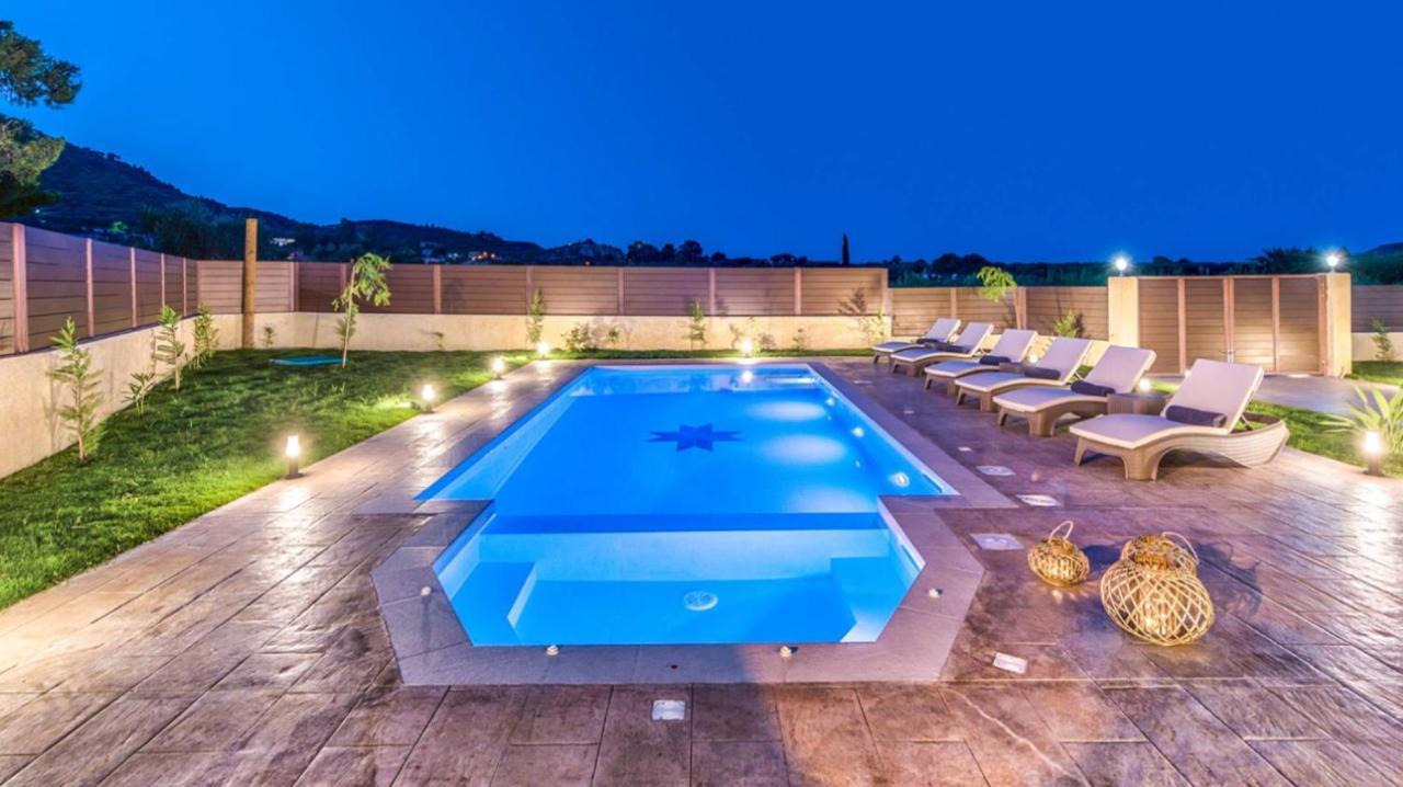 Zante Poolside Paradise - La Vite Stone Villa Kalipádo Kültér fotó