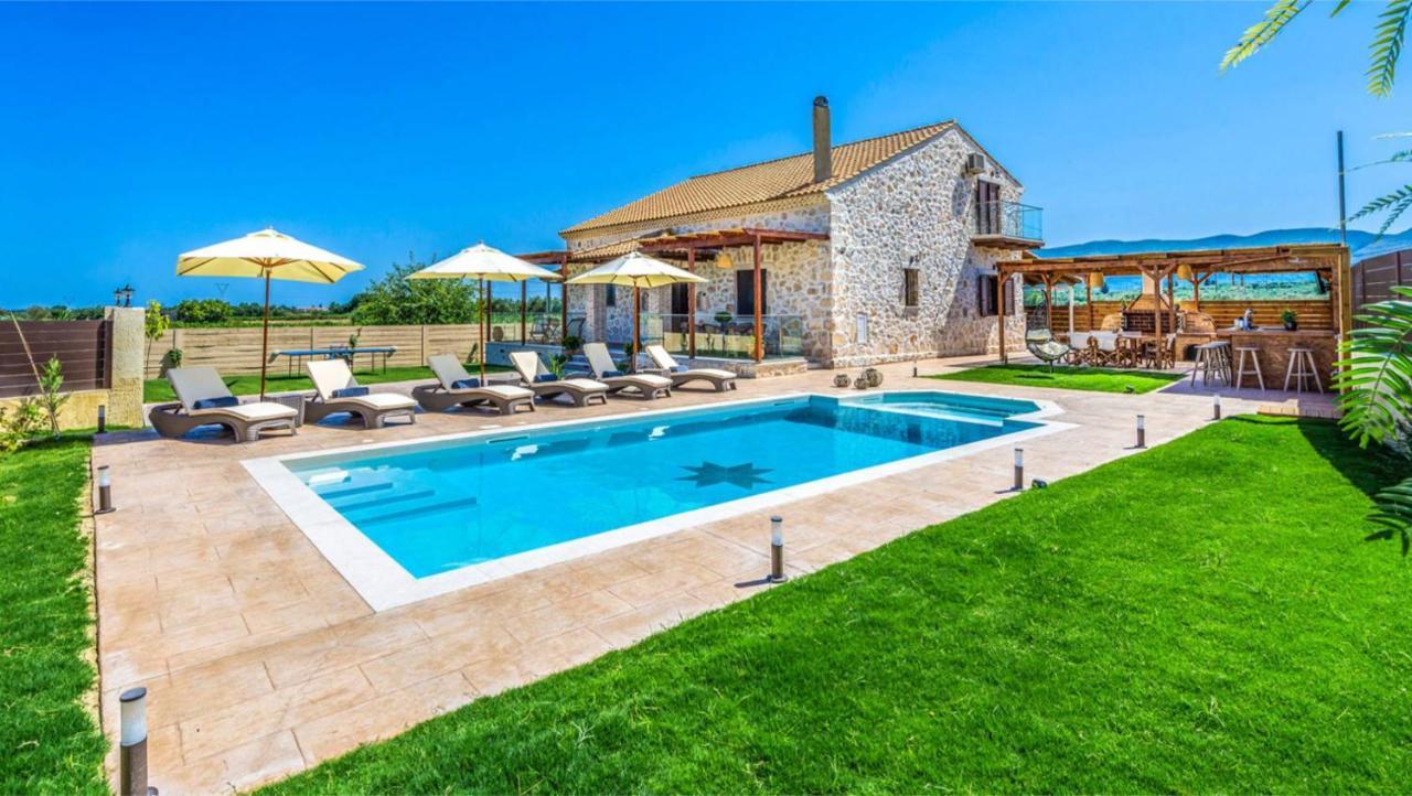 Zante Poolside Paradise - La Vite Stone Villa Kalipádo Kültér fotó