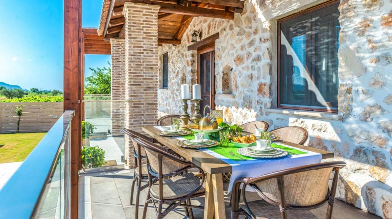 Zante Poolside Paradise - La Vite Stone Villa Kalipádo Kültér fotó